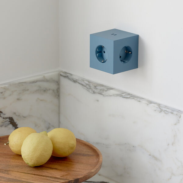 Quadratischer USB-C 2 (30W), haifischblau, Avolt