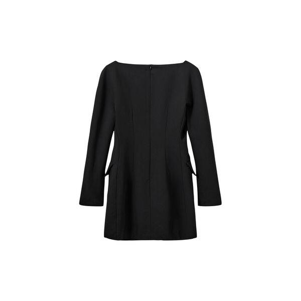 ALLIESW FITTED SHORT DRESS, black, Sofie Schnoor