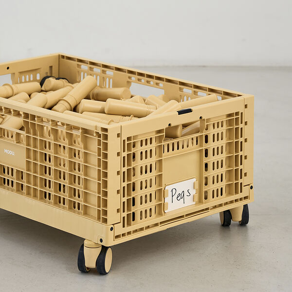 Storage Crate, honey yellow, MODU