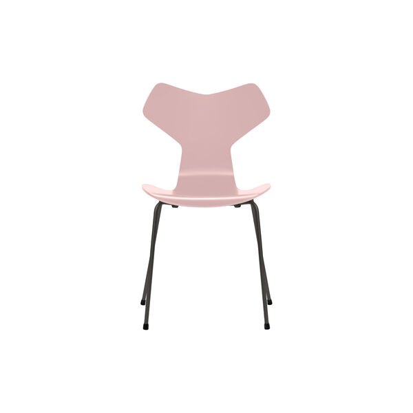 Grand Prix&trade; 3130 volllackierter Stuhl, pale rose/warm graphite, Fritz Hansen