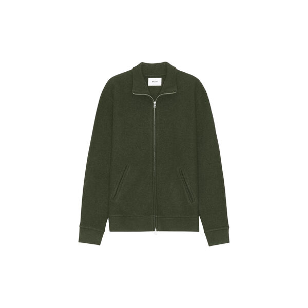 Boiled Full Zip 6398, dark army, NN.07