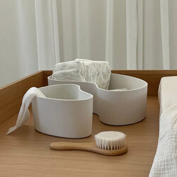 Wave Aufbewahrungskorb, ivory, We Are Bitte