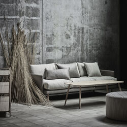 PLAYrectangular Coffee Table, soap treated oak, Bruunmunch Furniture