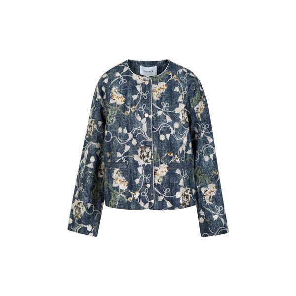 Jeansjacke mit Pailletten, denim sequins, Coster Copenhagen