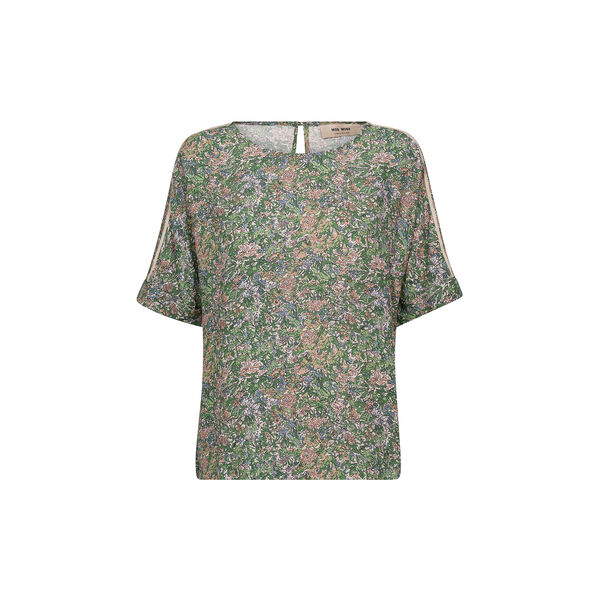 MMPalma Flowish Orchid Bluse, turf green, MOS MOSH