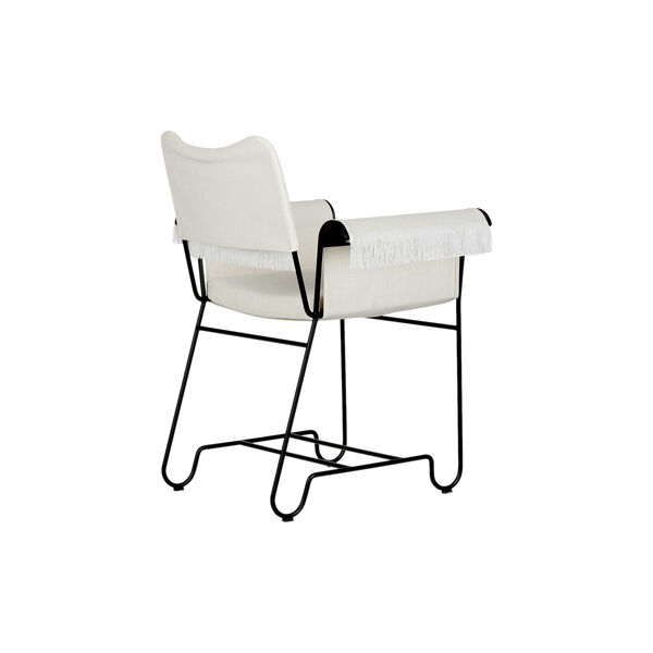 Tropique Esszimmerstuhl mit Fransen, Leslie Limonta 06/klassisches Schwarz, GUBI