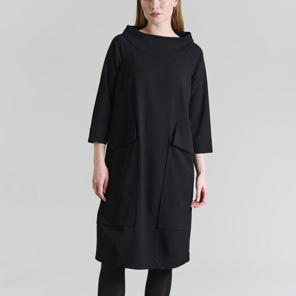 Noru Dress with Collar, black, BITTE KAI RAND