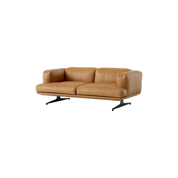 Inland AV22 2-Seater Sofa, Noble Cognac, &Tradition