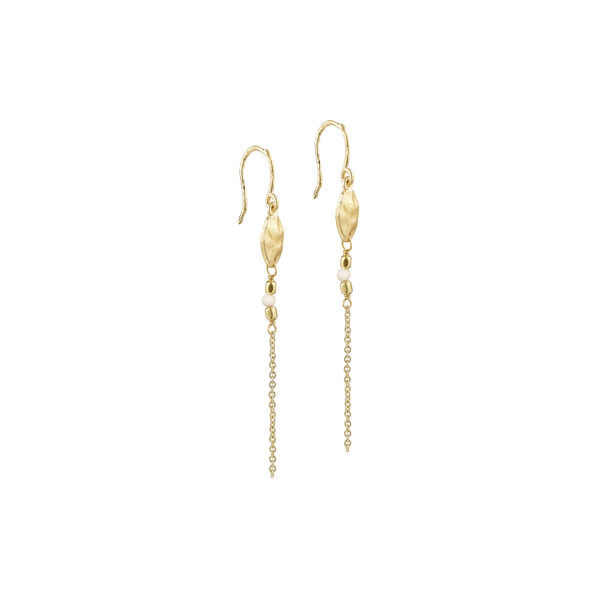 Chain Earring, gold-plated, Pure by Nat