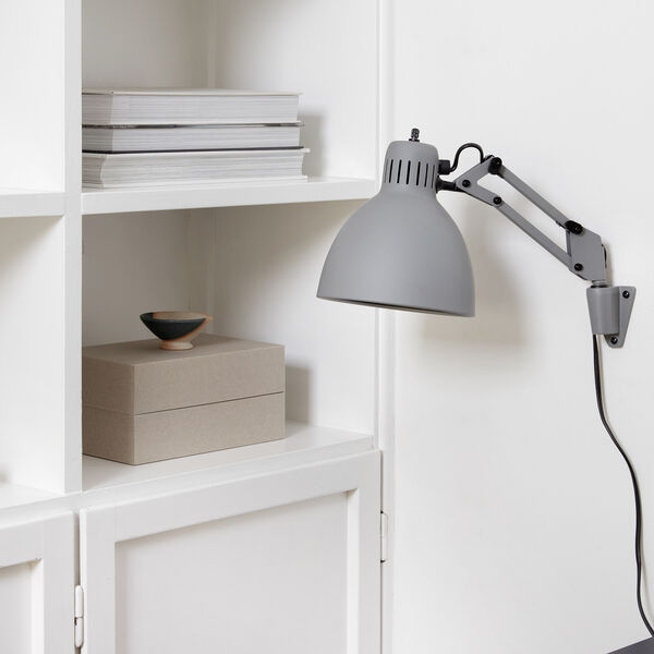 ARCHI W1 Wall Lamp, silk grey ARCHI W1 Wall Lamp, silk grey, Nordic Living