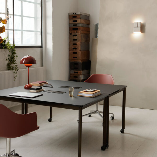 Tabata LN10 Wall Lamp, silk grey, &Tradition