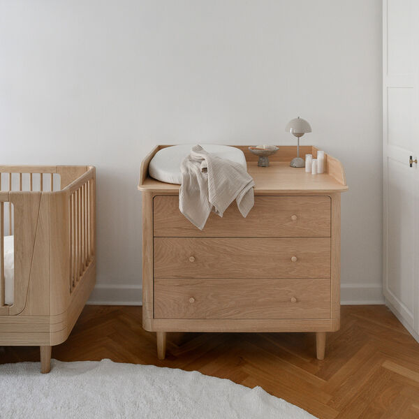 Calm Wickelauflagenbezug, light stone, We Are Bitte