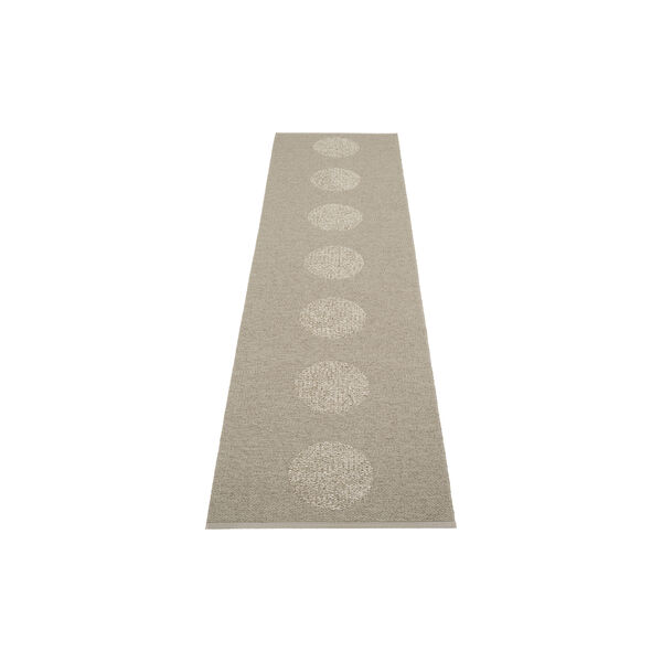 VERA 2.0 Rug, dark linen/linen, Pappelina