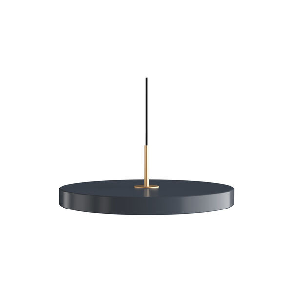 Asteria Plus Pendant, anthracite grey/brass, UMAGE