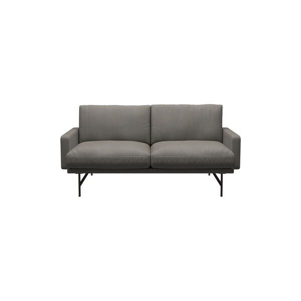 Lissoni&trade; PL112S 2-seater Sofa, Fiord 351/brown bronze, Fritz Hansen