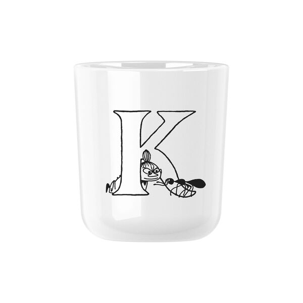 Moomin ABC Tasse K, moomin white, RIG-TIG