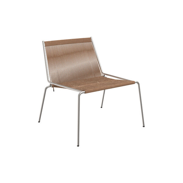 Noel Lounge Chair, steel/brown wool, Thorup Copenhagen