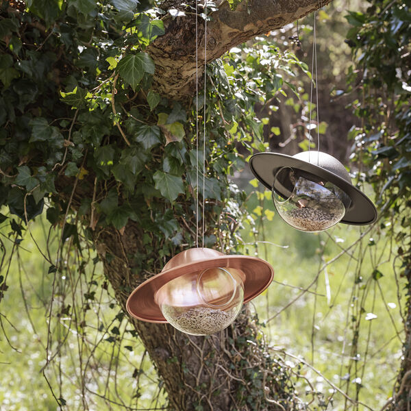 Saturn Bird feeder, black, Eva Solo