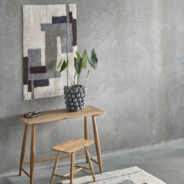 Dras Vase/Übertopf, Miragegrau, Villa Collection