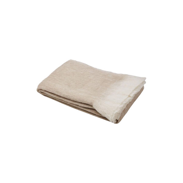 Plaid, lys beige, NATURES Collection