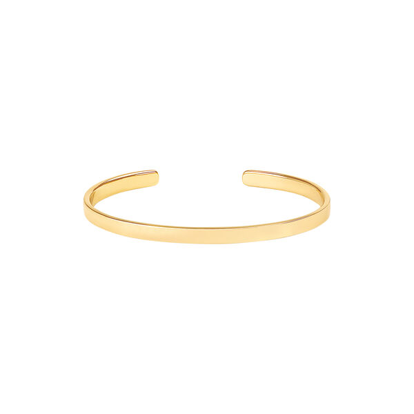 BANGLE Bracelet, light gold, bangle up