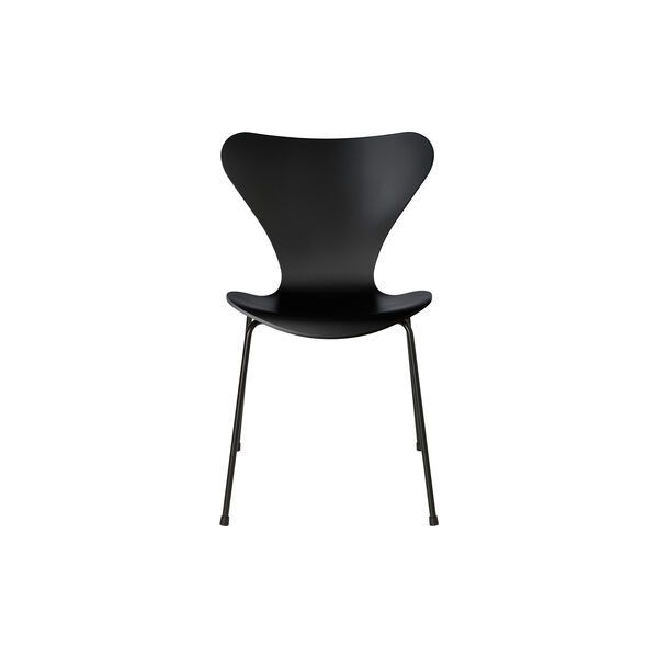 Serie 7&trade; 3107 monochrome Stuhl, Lack, black, Fritz Hansen