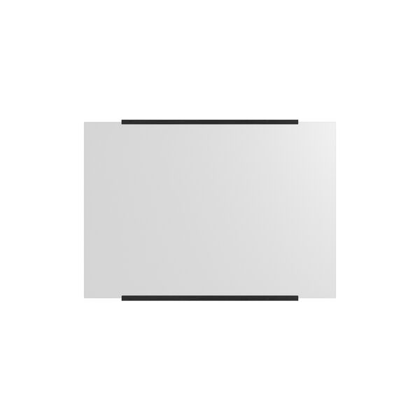 Rectangular Wall Mirror, black, MOEBE