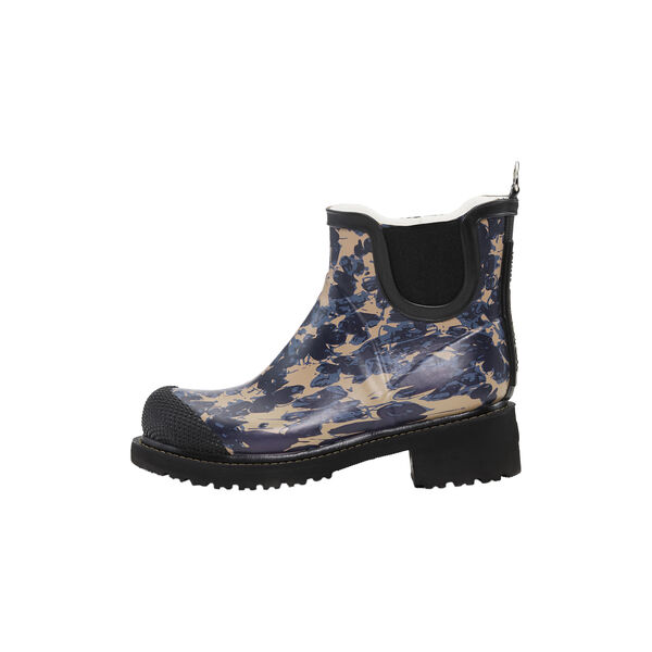 Short Rubber Boot | Beige Butterfly | Gummistiefel, Ilse Jacobsen Hornb&aelig;k