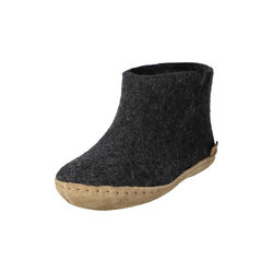 Filzstiefelette Junior, koksgrau, Glerups