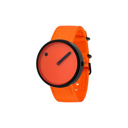 PICTO Wrist Watch, signal orange/matt black/signal orange, PICTO