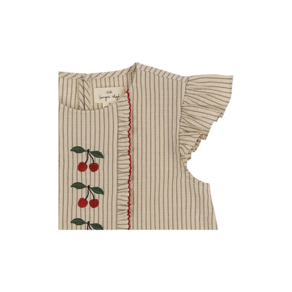 Ellie Rüschen-Top, tea stripe, Konges Sløjd