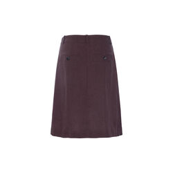 Lazy linen skirt with pleats, raisin, BITTE KAI RAND