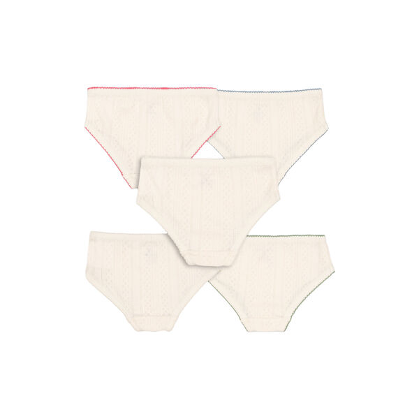 Minna 5er-Pack M&auml;dchen-Unterhosen, antique white, Konges Sl&oslash;jd