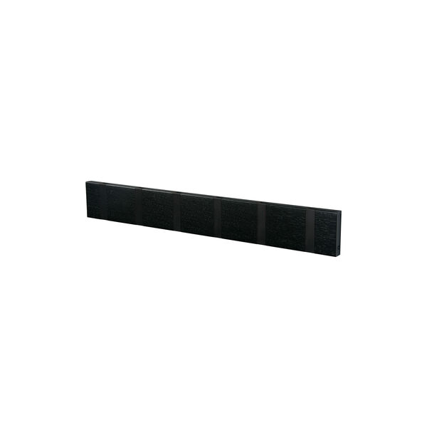 KNAX Horizontal 6 Coat Rack, black, LoCa