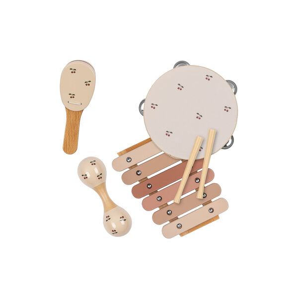 Musik-Set gl&auml;nzend, cherry, Konges Sl&oslash;jd