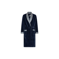 Davos Dressing gown, navy with sliver collar, Ambassador 1867
