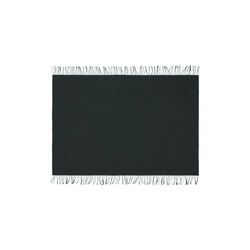 Franja Throw, 01237 green-black, Silkeborg Uldspinderi