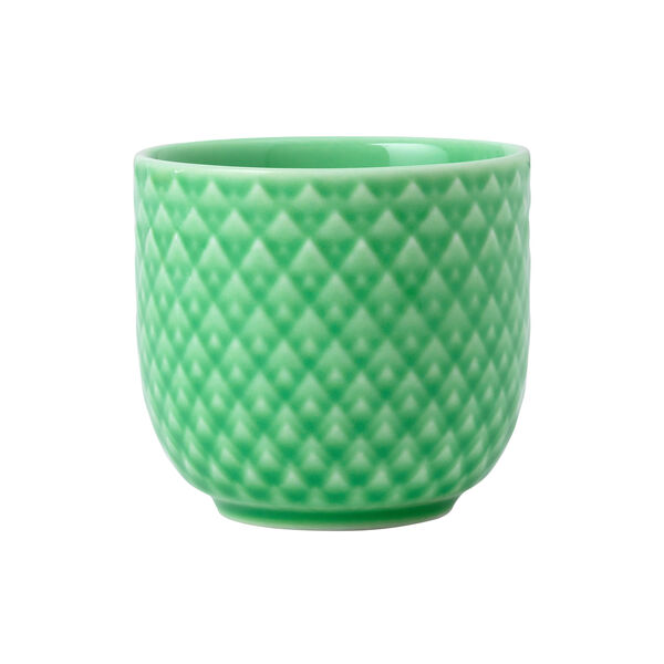 Rhombe Color Egg Cup, green, Lyngby Porcel&aelig;n