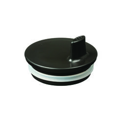 Trinktülle für Tasse, schwarz, Design Letters