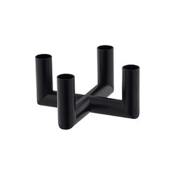 Matrix Mini Taper Candleholder 4 Arm, matte black, Uyuni Lighting