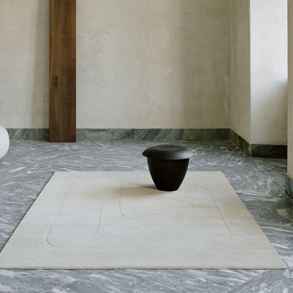 Cursive Expanse Rug, beige, Linie Design