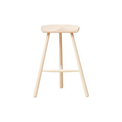 Shoemaker Chair™ no. 68, white oiled beech, Form & Refine