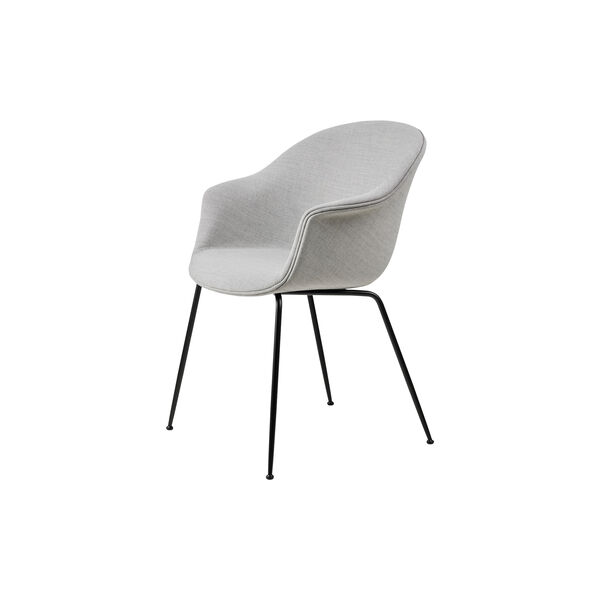 Bat Esszimmerstuhl voll gepolstert, Remix 3 123/schwarz matt, GUBI