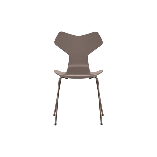 Grand Prix&trade; 3130 volllackierter Stuhl, deep clay/brown bronze, Fritz Hansen