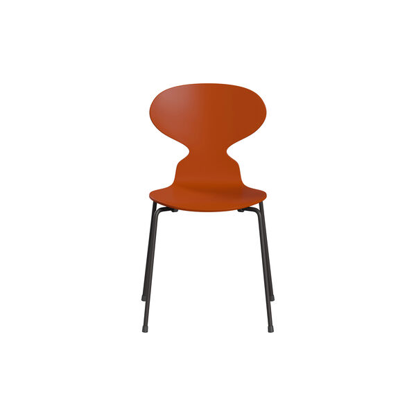 Ant&trade; 3101 volllackierter Stuhl, paradise orange/warm graphite, Fritz Hansen