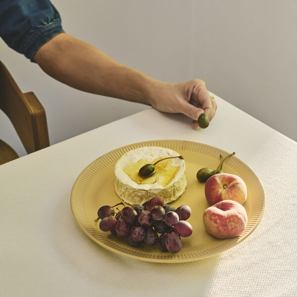 Colorit Essteller &Oslash; 27 cm, gelb, Knabstrup Keramik