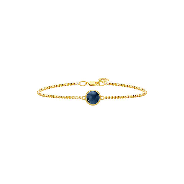 Primini Armband, gold/saphirblau, Julie Sandlau