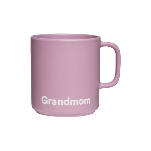 GRANDMOM Favourite cup with handle VIP, Design Letters