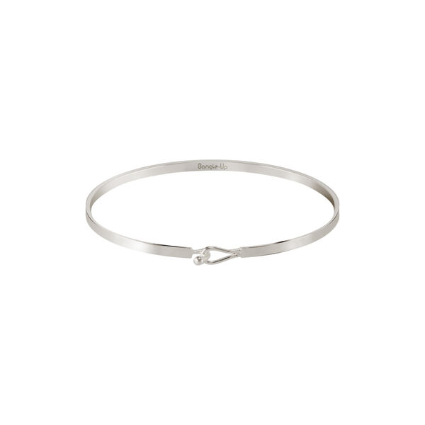 LILY Bracelet, rhodium, bangle up
