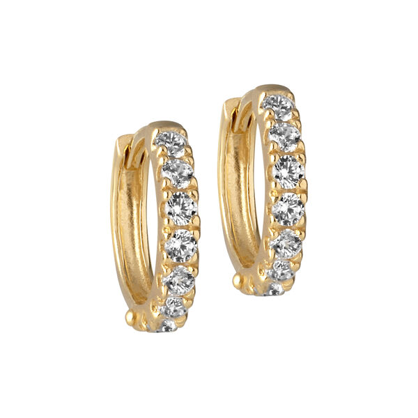 Flora Ohrringe, gold, ENAMEL Copenhagen